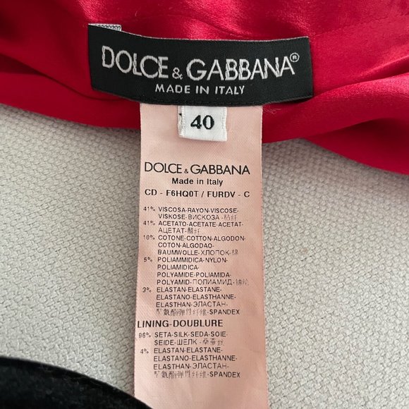 Dolce & Gabbana Red Sheath Dress - Picture 6 of 10